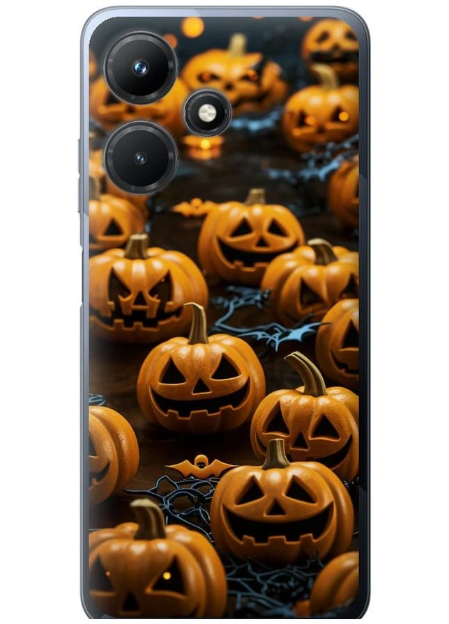 Силиконовый чехол 'Тыквы 2' для Endorphone Infinix Hot 30i (266812801)