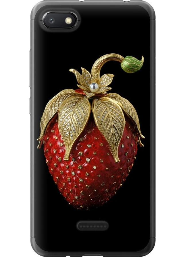 Силіконовий чохол 'Полуниця v3' для Endorphone Xiaomi Redmi 6A (259320448)