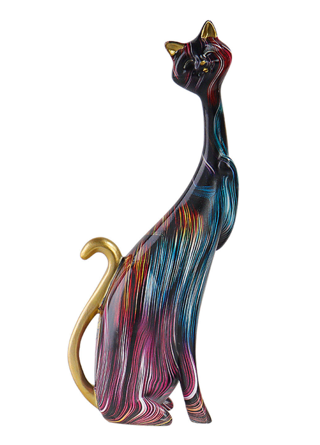 Статуетка декоративна "Кішка", 11х24,3 см MVM (268369547)