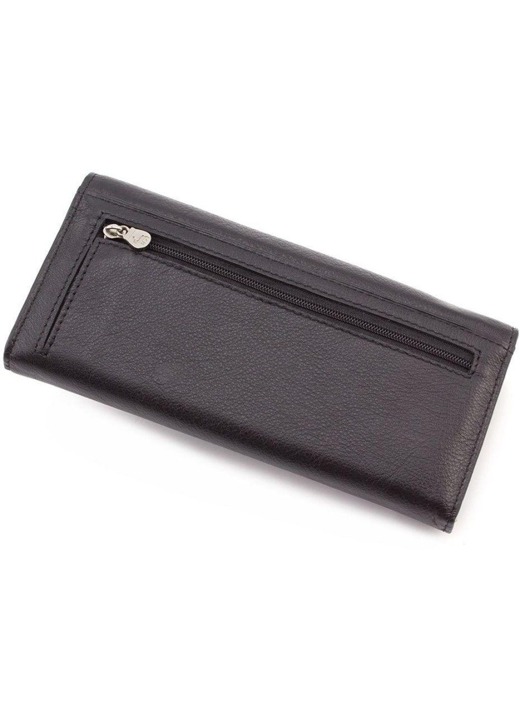 Жіночий сучасний шкіряний гаманець MC-1413-1 (JZ6615) чорний Marco Coverna (259737044)