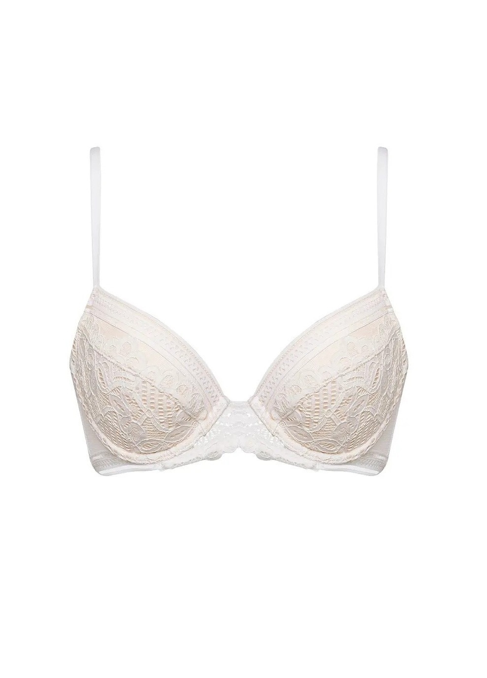 бюстгальтер планж с кружевом айвори Figleaves