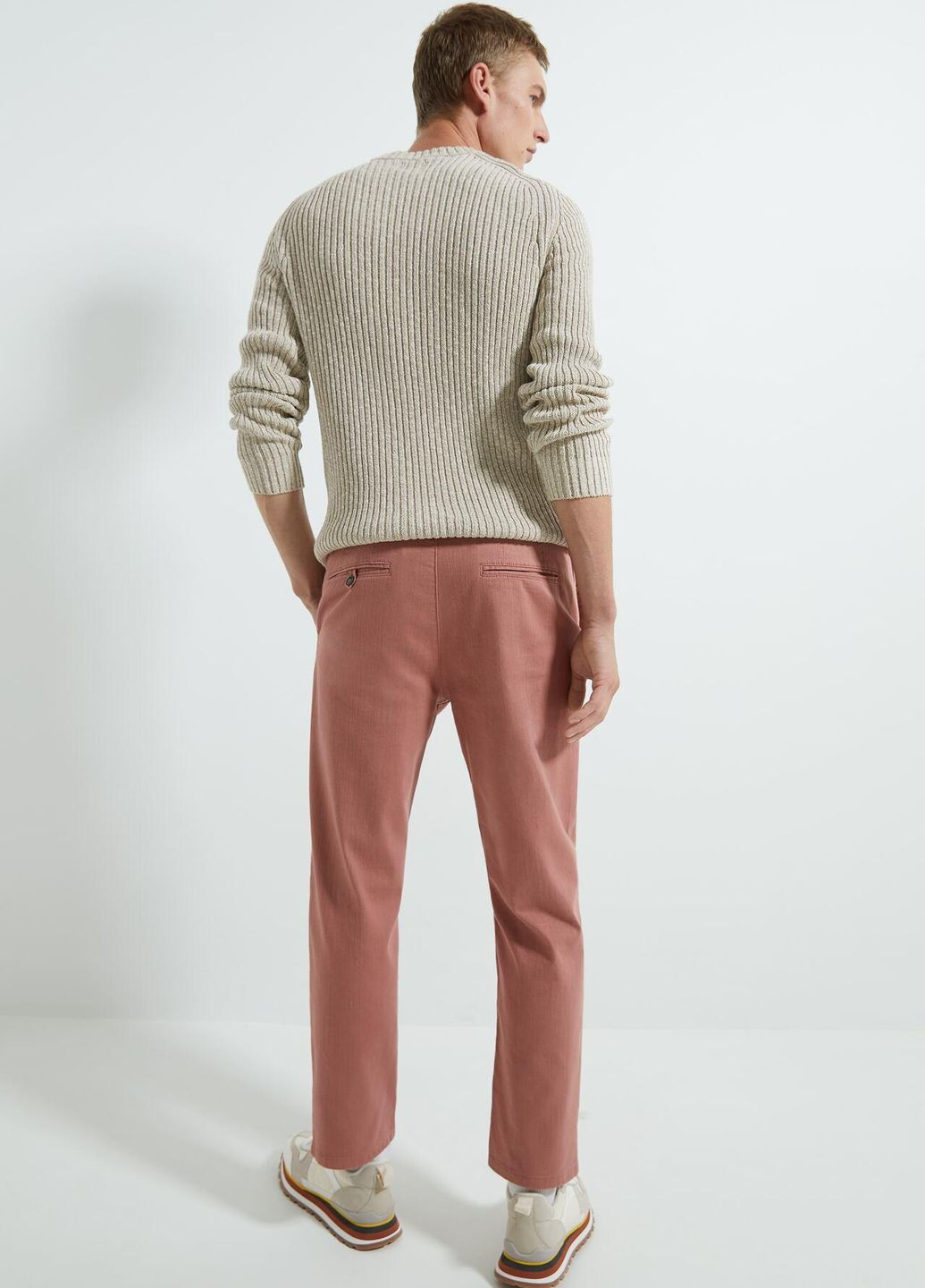 Темно-розовые брюки Zara