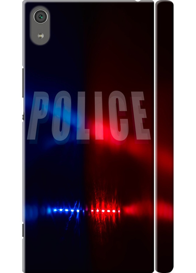 3D пластиковый матовый чехол 'Полиция' для Endorphone Sony Xperia XA1 Ultra G3212 (258171464)