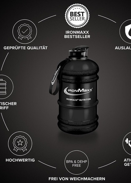 Gallon Matt 2200 ml Black Ironmaxx (256719080)