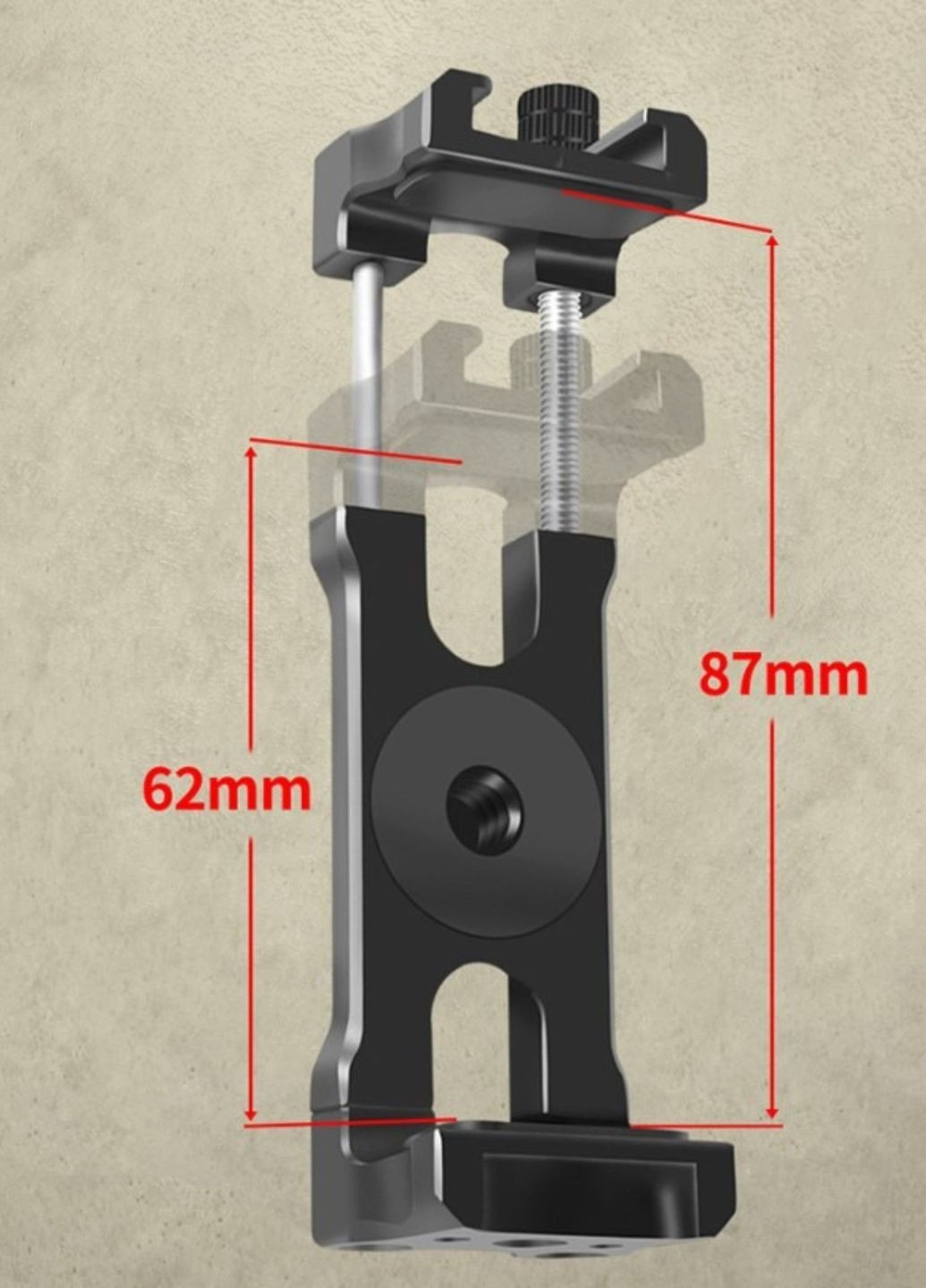 Кріплення тримач на кермо/трубу для смартфонів та екшн камер металевий для велосипедів та мотоциклістів No Brand (276842557)