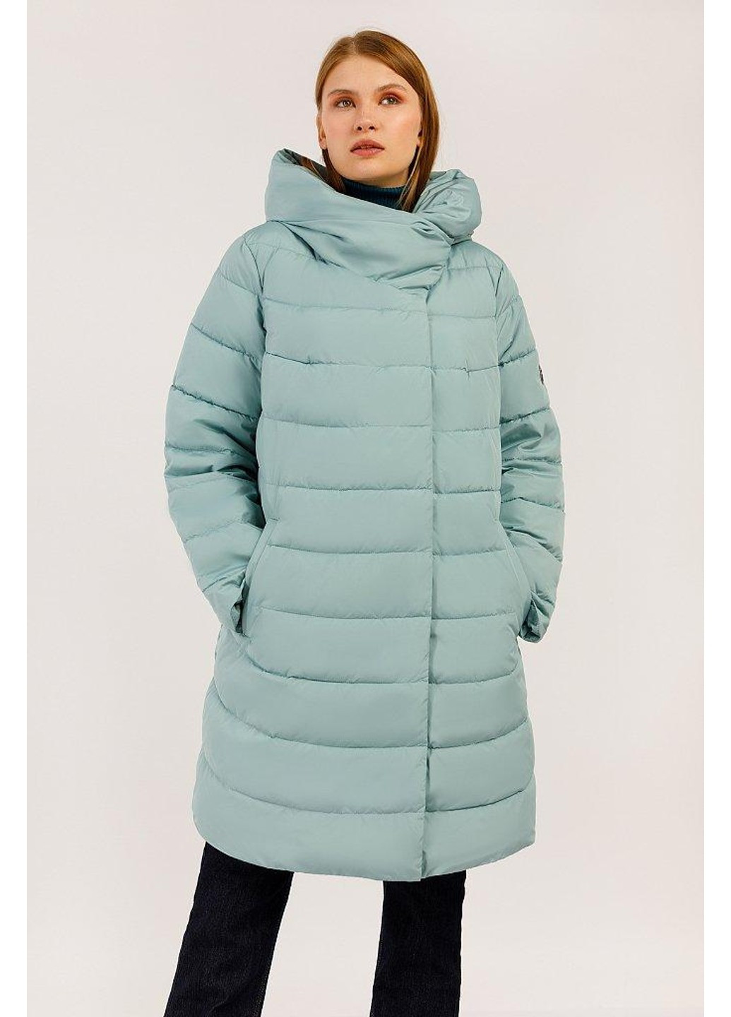 Бірюзова зимня зимова куртка w19-32020-903 Finn Flare