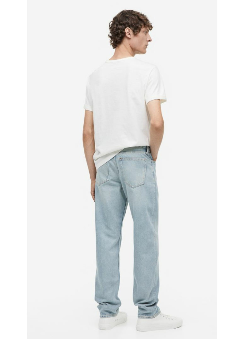 Чоловічі джинси Relaxed (56041) W32 L32 Блакитні H&M (260644926)
