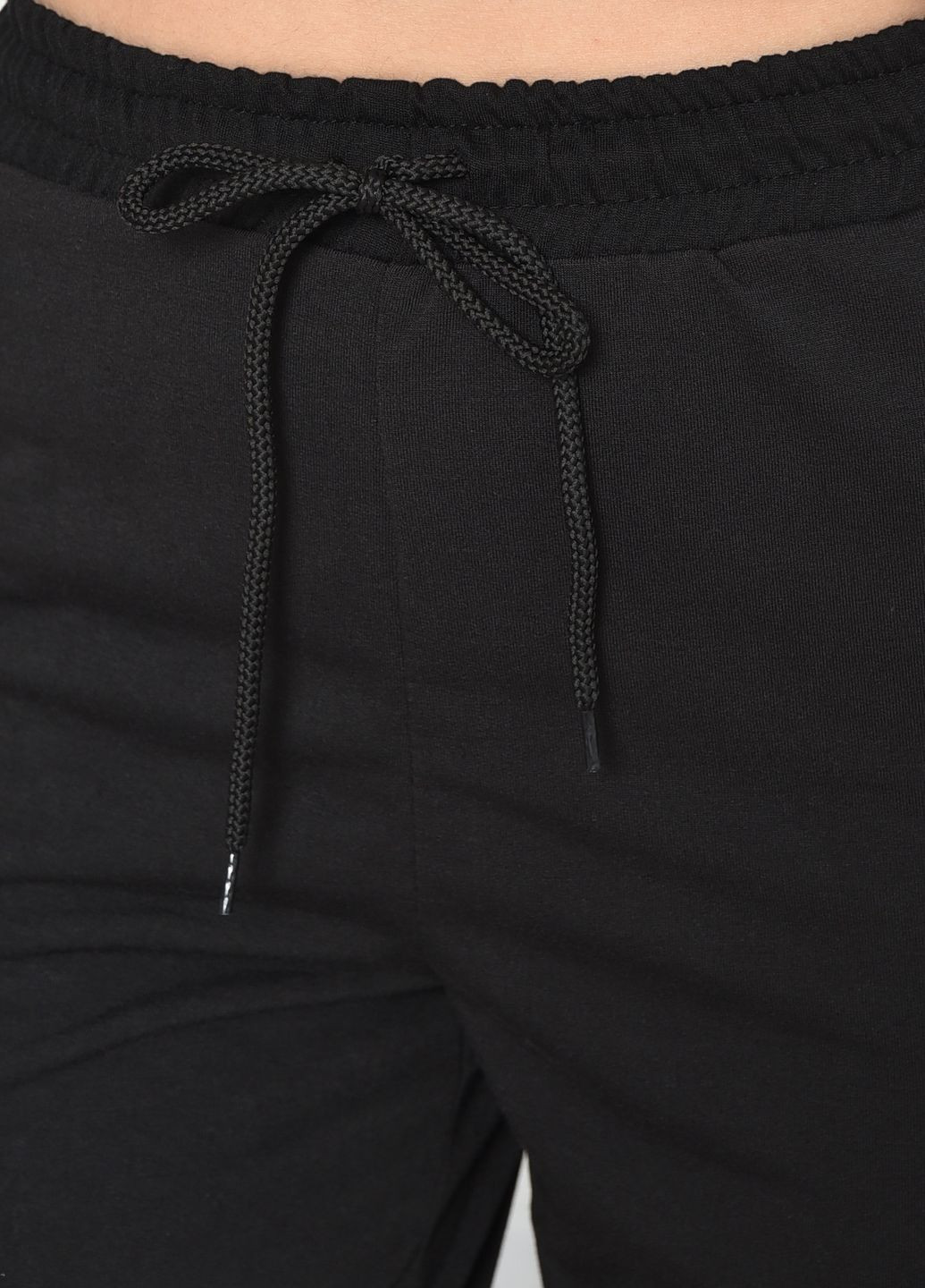 Спортивные штаны женские черного цвета Let's Shop (260134419)