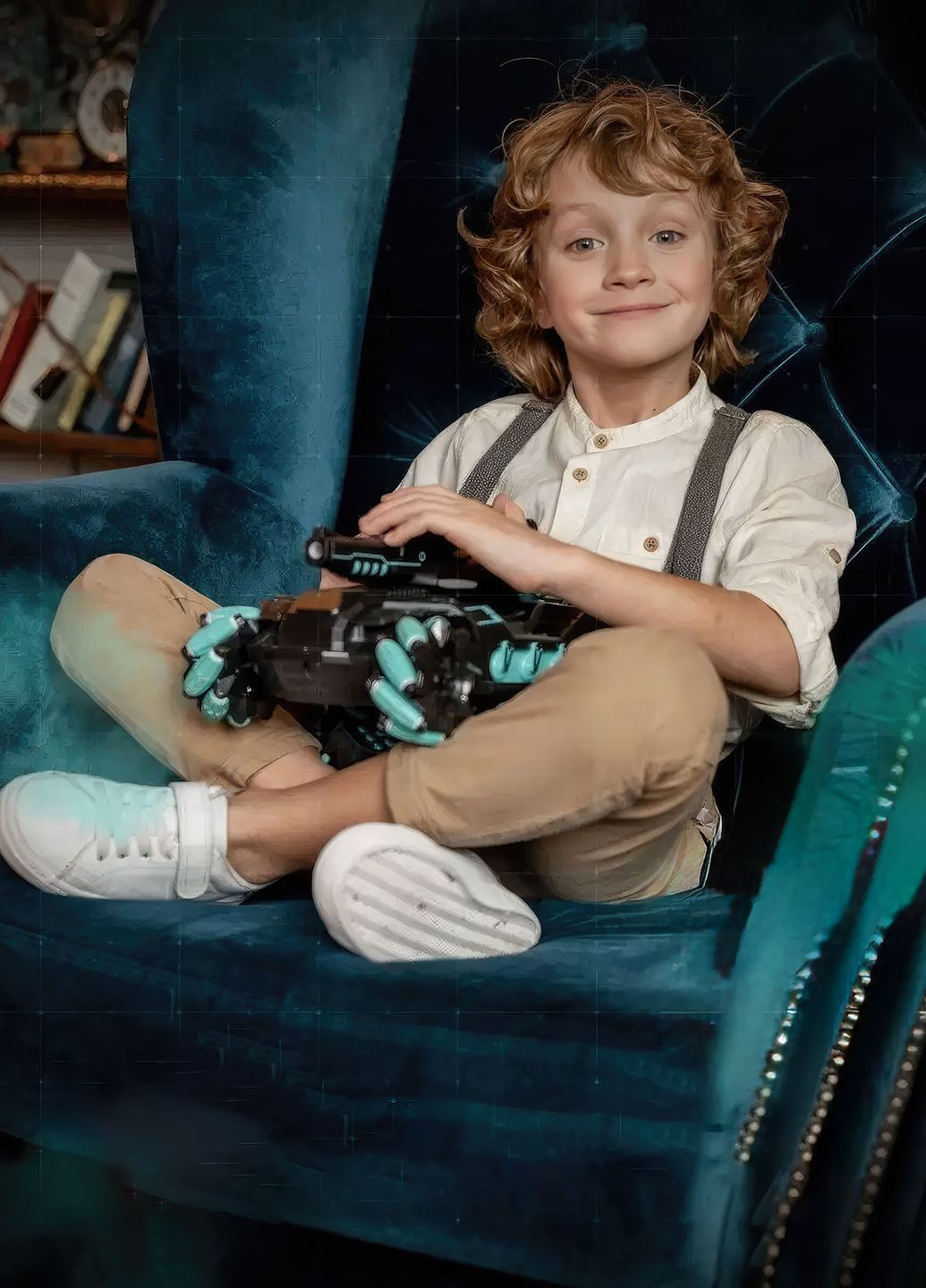 Дрифтова машинка танк всюдихід на радіокеруванні/стріляє водяними кулями/танк з пультом Чорний 69277 OnePro (266801585)