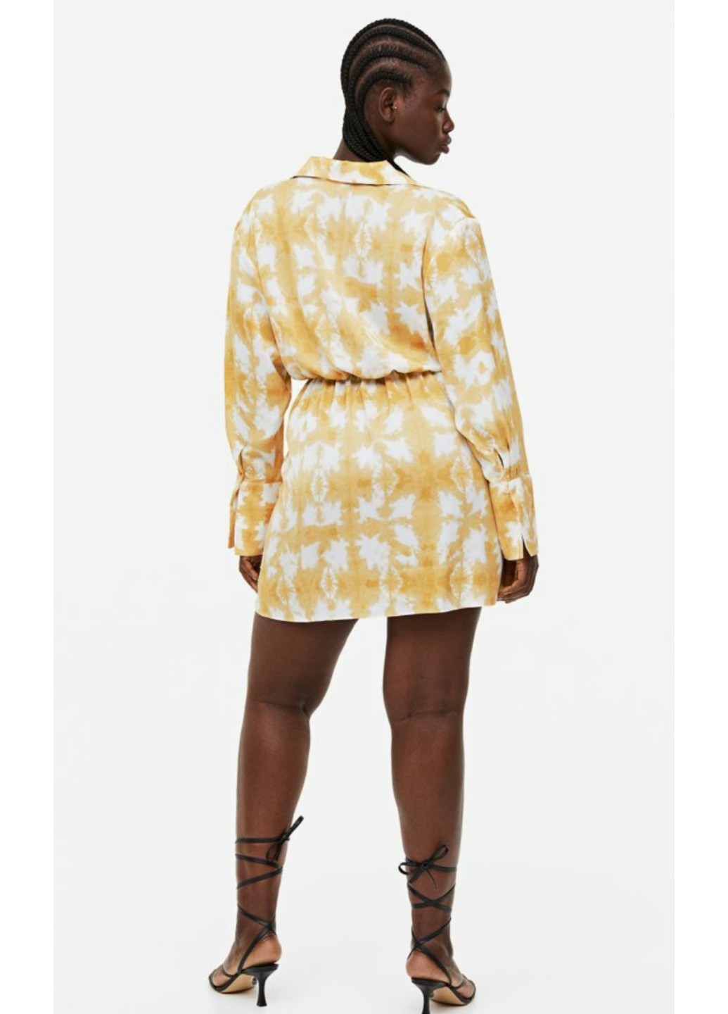 Жовтий повсякденний жіноча сукня н&м (56193) xs жовта H&M