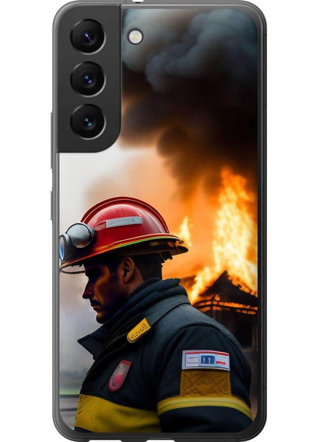 Силиконовый чехол 'Пожарник' для Endorphone Samsung Galaxy S22 (258211701)