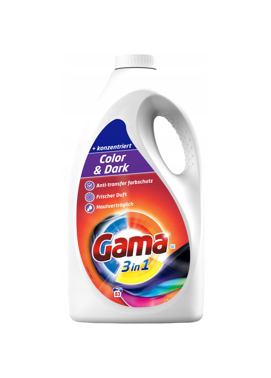 Гель для прання білизни Protect для кольорового і темного білизни, 4.15 л Gama (261555722)