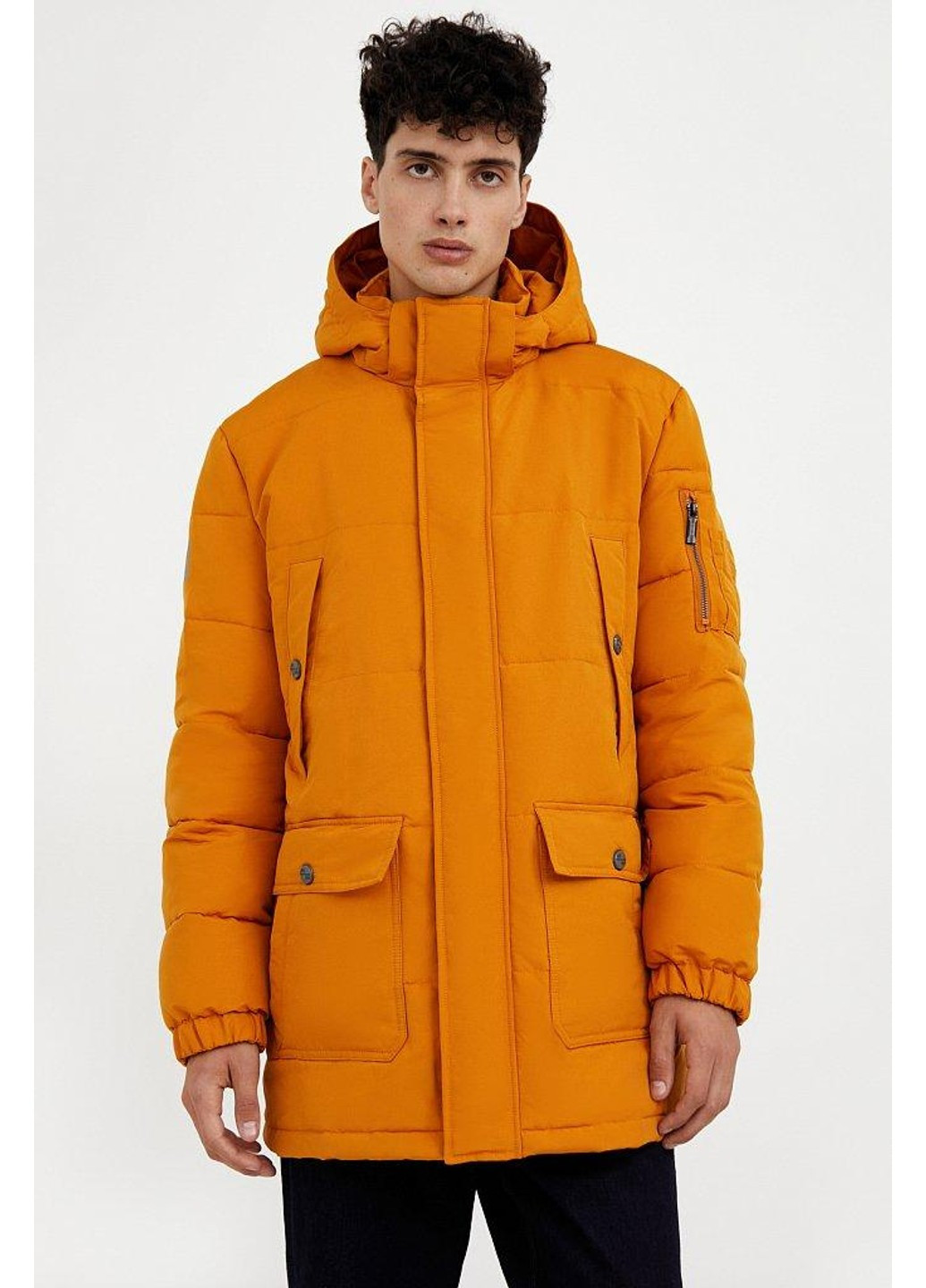 Желтая зимняя зимняя куртка a20-22000-407 Finn Flare
