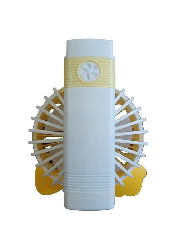 Вентилятор ручний акумуляторний DianDi Mini Fan SQ-2163 з USB-зарядкою та складною ручкою Жовтий No Brand (277160835)