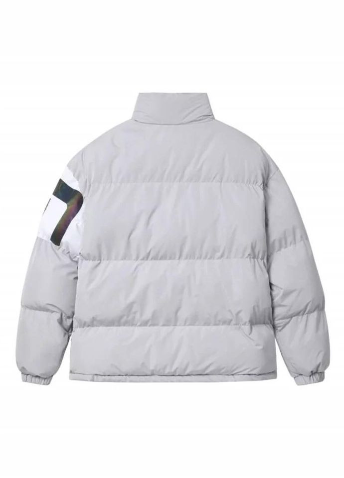 Світло-сіра куртка демісезон,світло-сірий з принтом, Glo-Story