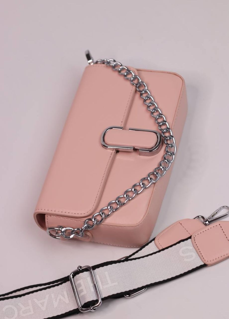 Сумка класична з лого Marc Jacobs Shoulder pink Vakko (260585665)