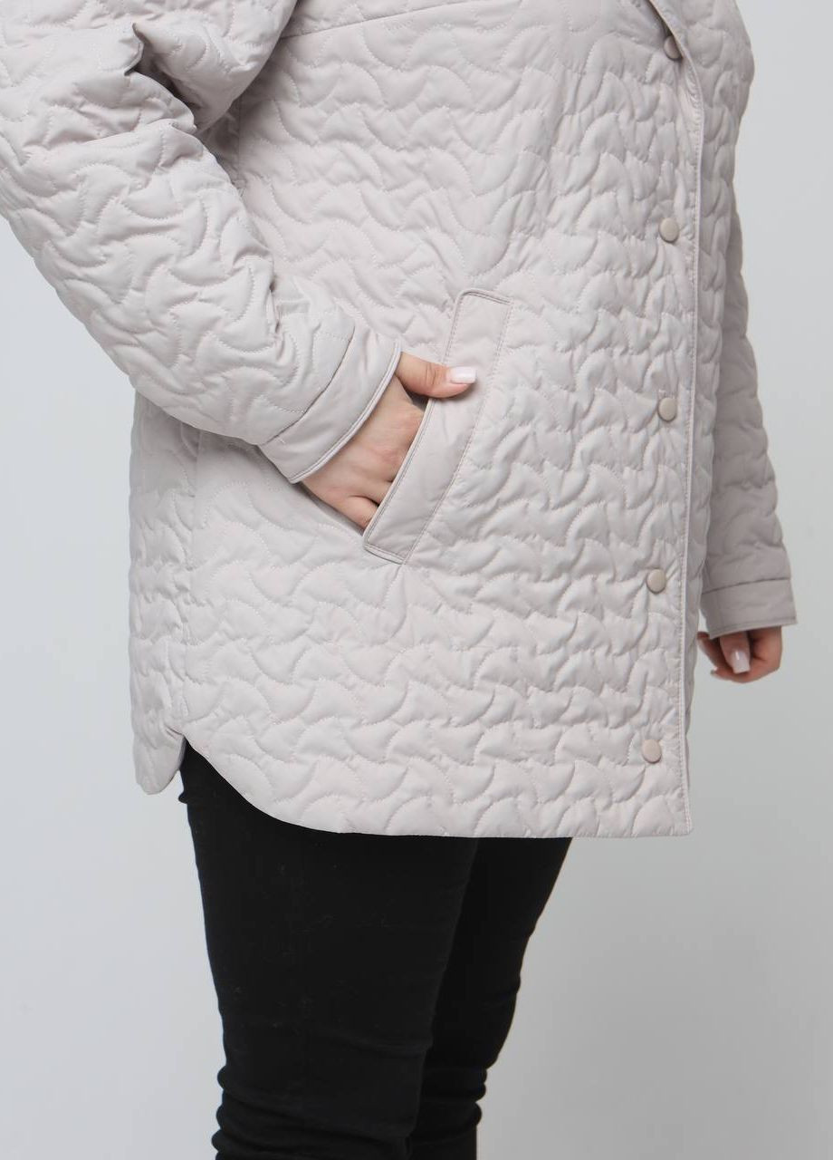 Жемчужная демисезонная демисезонная куртка женская большого размера SK