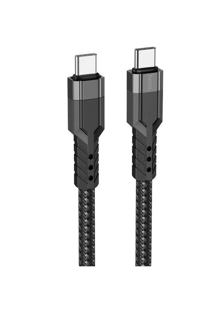 Дата кабель U110 charging data sync Type-C to Type-C 60W (1.2 m) Hoco (258787661)