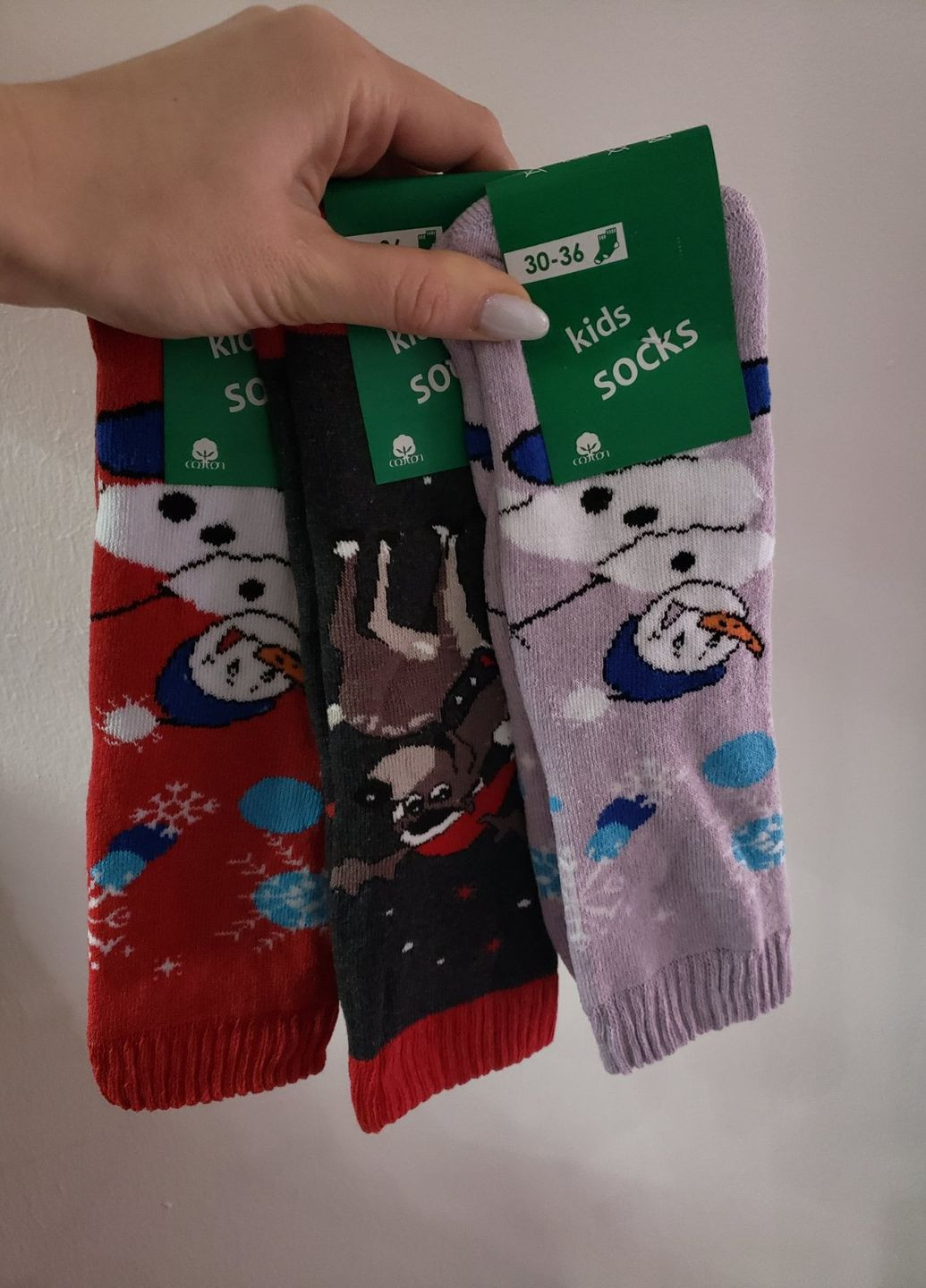 Набір шкарпеток дитячих махрових No Brand (276267473)