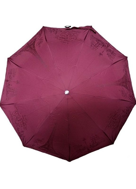 Зонт полуавтомат женский Frei Regen FAS3023 на 9 спиц Города Бордовый No Brand (275778048)