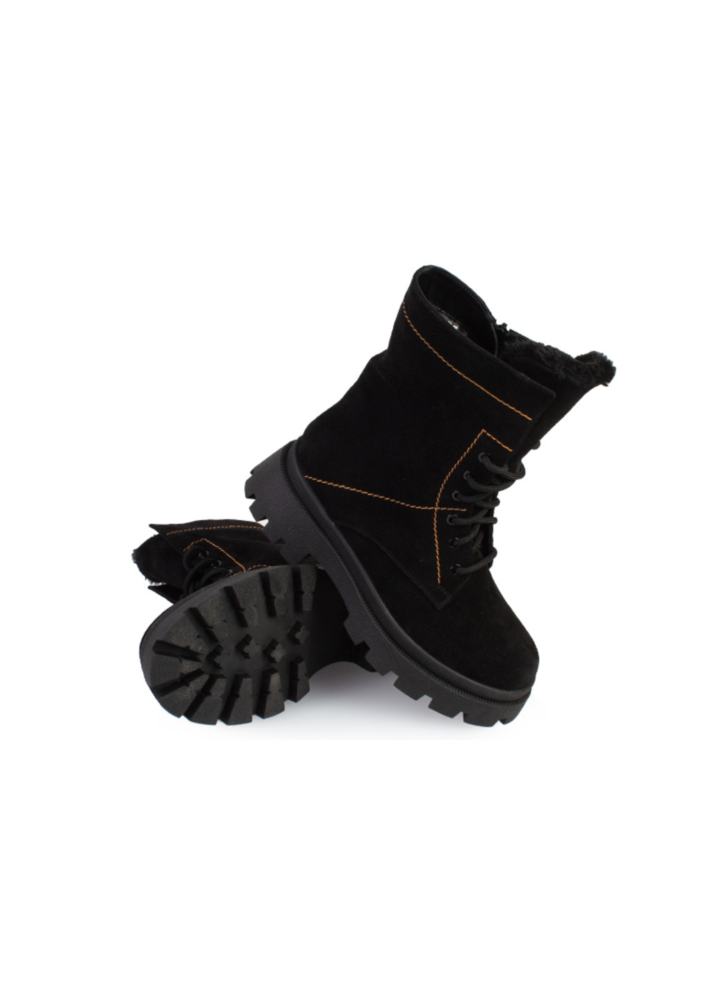 Зимние ботинки женские бренда 8501397_(1) ModaMilano из натуральной замши