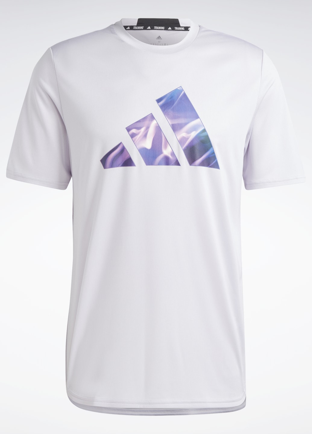Фиолетовая футболка для тренировок hiit adidas