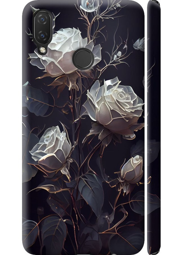 3D пластиковый матовый чехол 'Розы 2' для Endorphone Huawei Nova 3i (258171173)