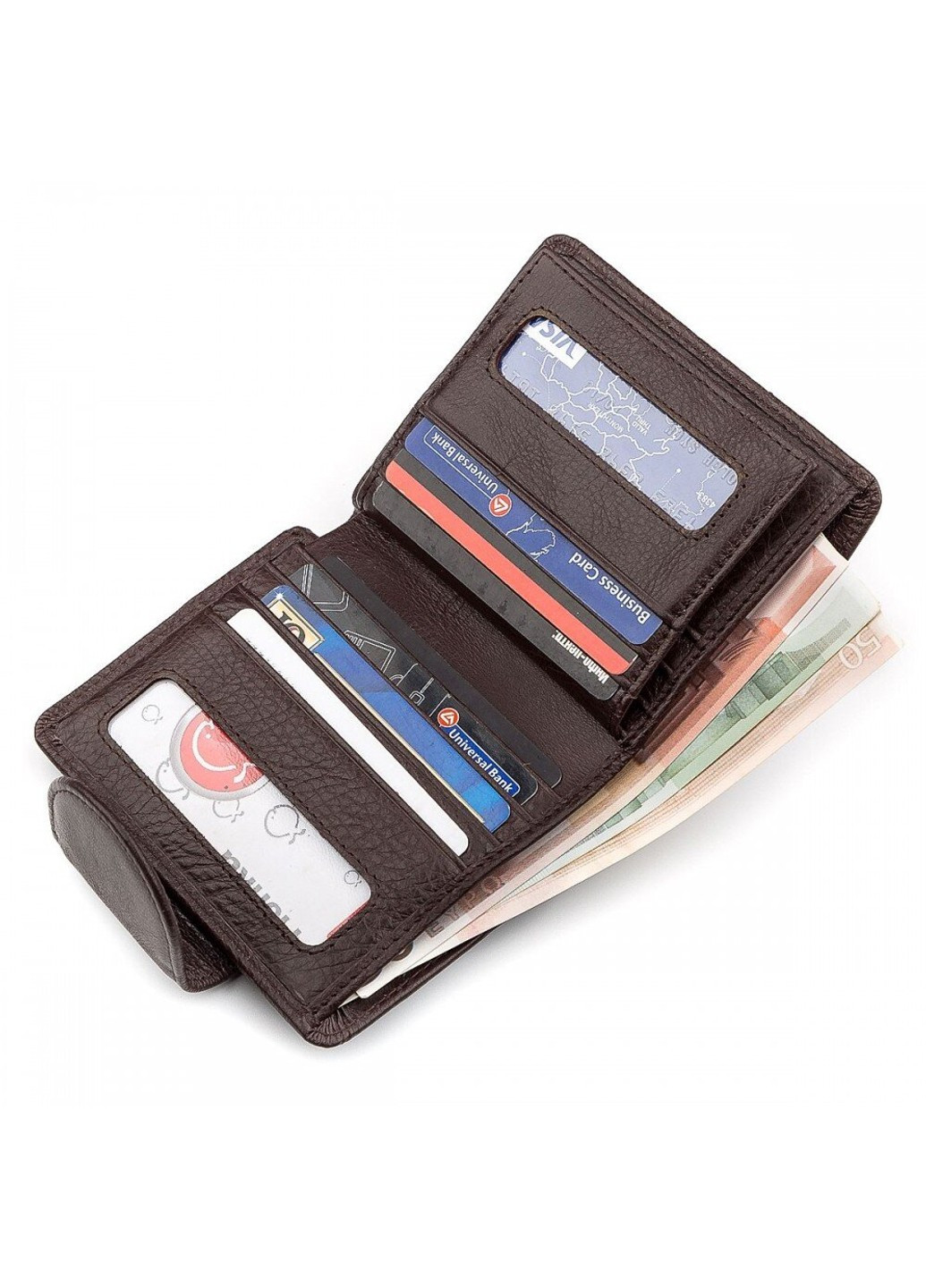 Жіночий шкіряний гаманець ST Leather 18497 (ST415) Чорний ST Leather Accessories (262453728)