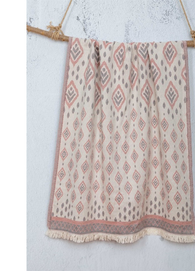 Irya полотенце pestemal - tiana 90*180 орнамент бежевый производство - Турция