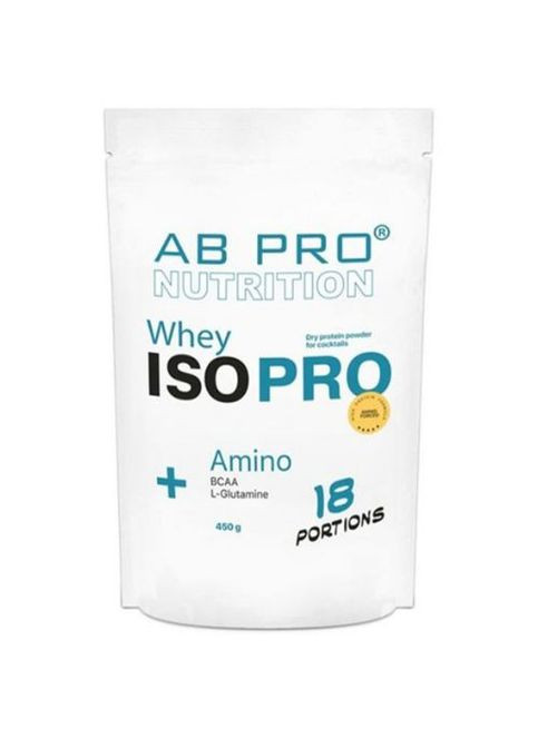 ISO PRO Whey+ Amino 450 g /18 servings/ Клубника AB PRO (263945061)