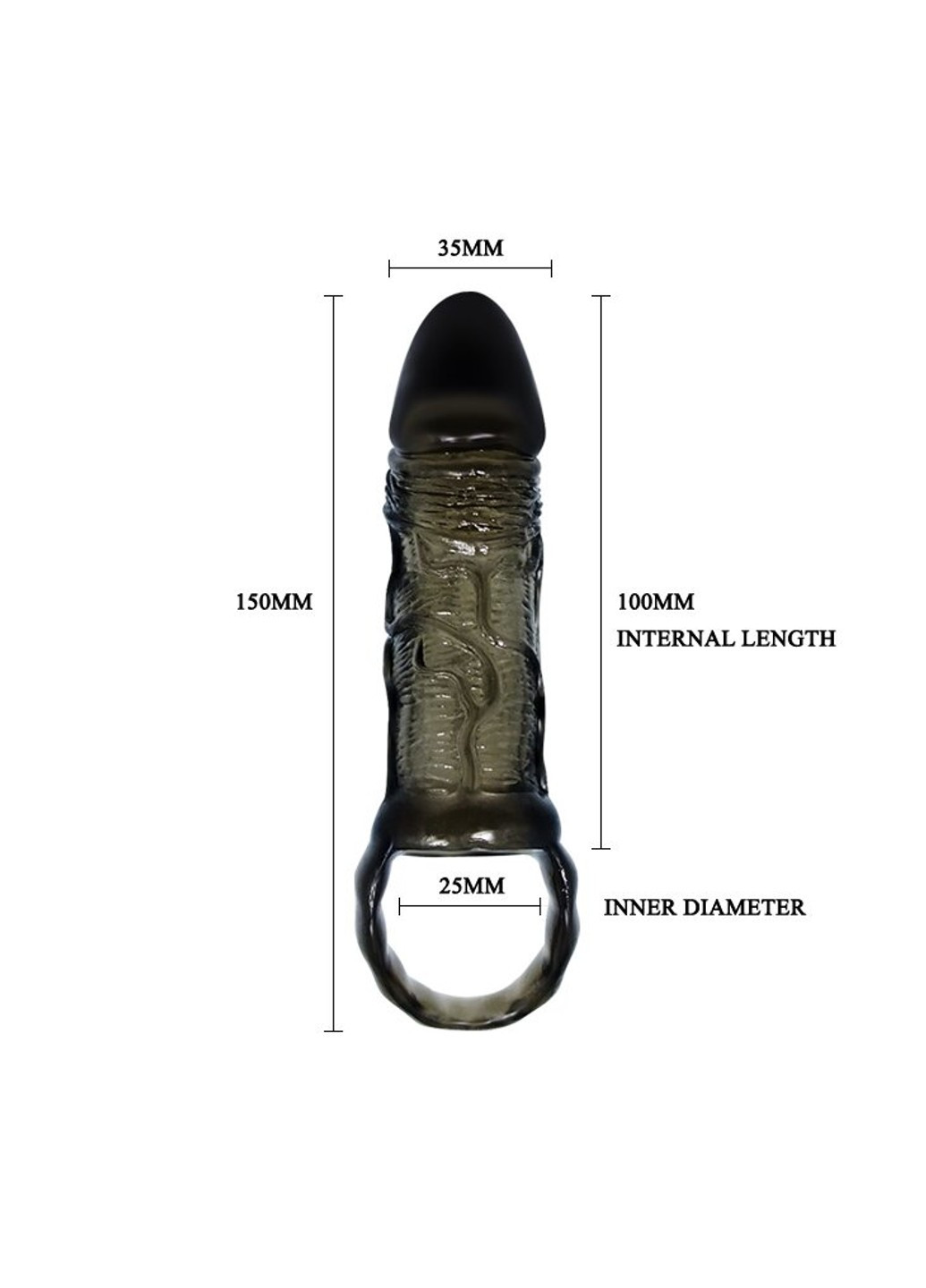 Насадка-презерватив "Men extension" BI-026211-1 Langsha (266554621)