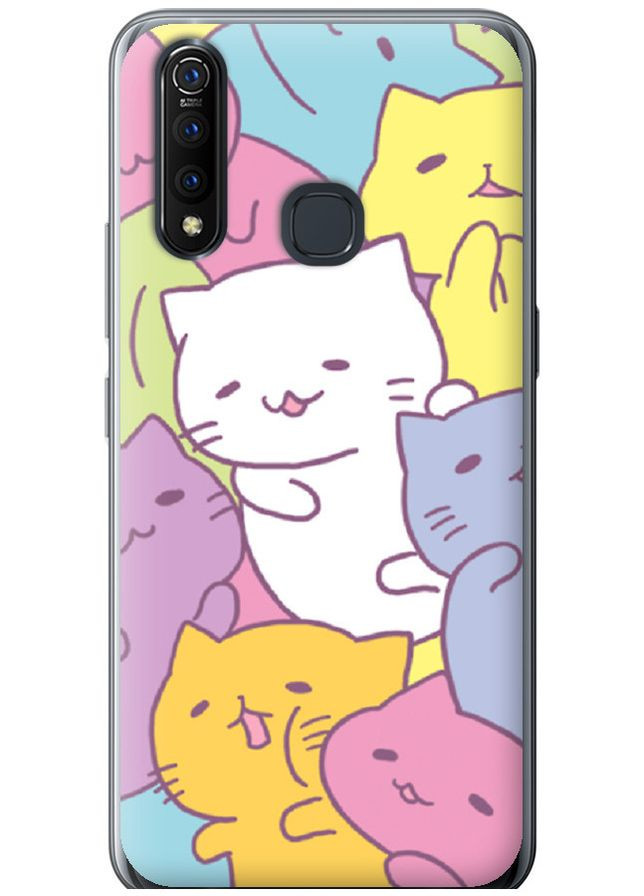 Силиконовый чехол 'Котики' для Endorphone Vivo Z5X (260661476)