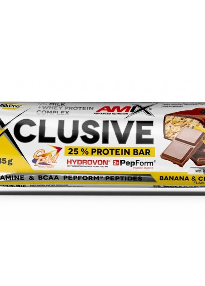 Exclusive Protein Bar 85 g Banana Chocolate Amix Nutrition (258886088)