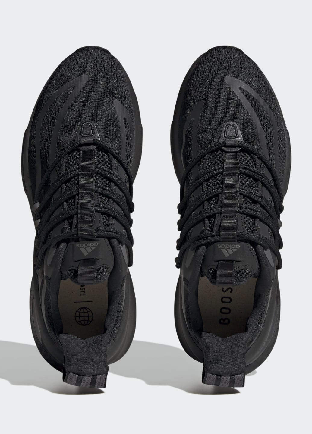 Черные всесезонные кроссовки alphaboost v1 sustainable boost adidas