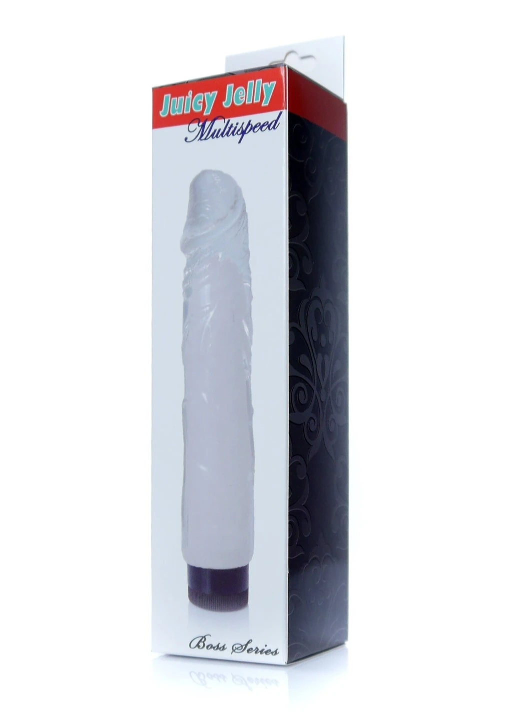 Вибратор Boss Series - Juicy Jelly Multispeed Clear, ( длина 22 см, диаметр 4 см ) BS6700076 Langsha (268037180)