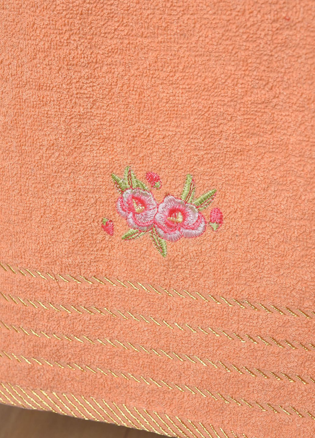 Let's Shop полотенце для лица махровое персикового цвета однотонный персиковый производство - Турция