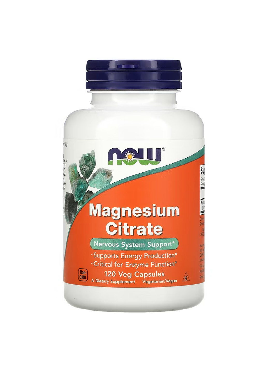 Магній Цитрат Magnesium Citrate - 120 капсул Now Foods (269461847)