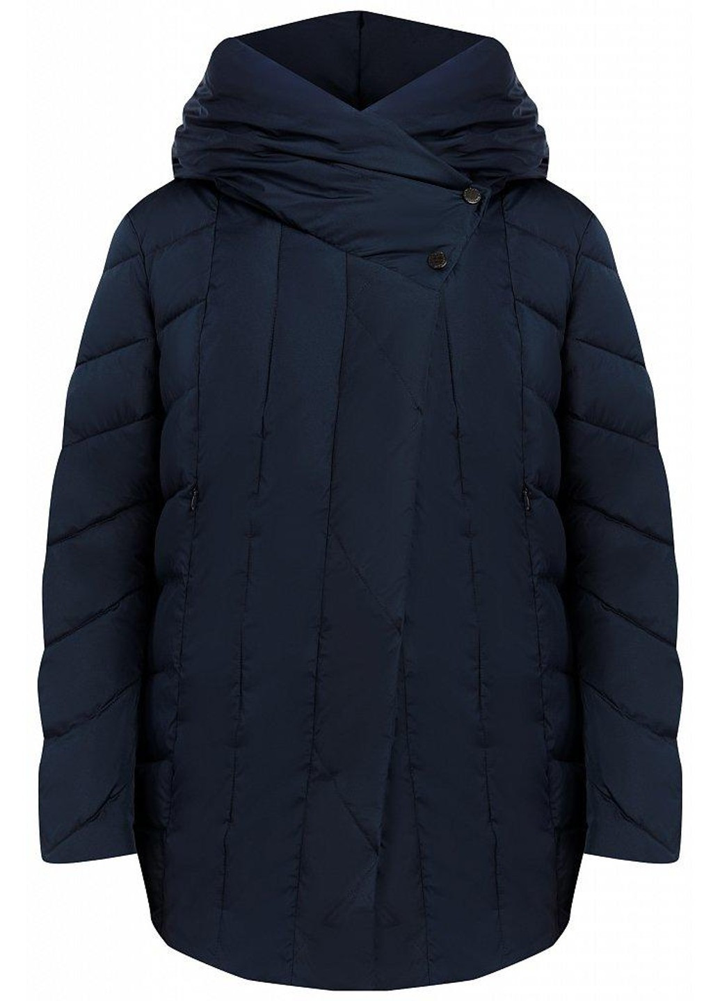 Темно-синяя зимняя зимняя куртка w19-11005-101 Finn Flare