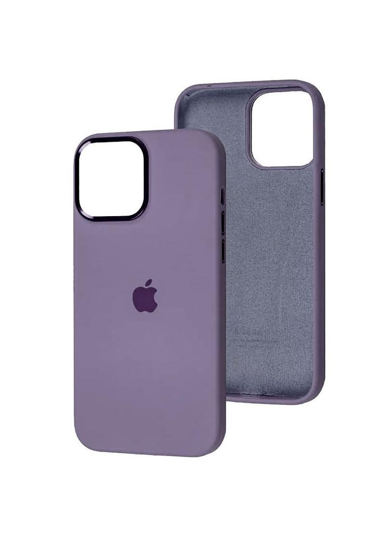 Чехол Silicone Case с металлическими кнопками для Apple iPhone 14 (6.1") Epik (261324442)