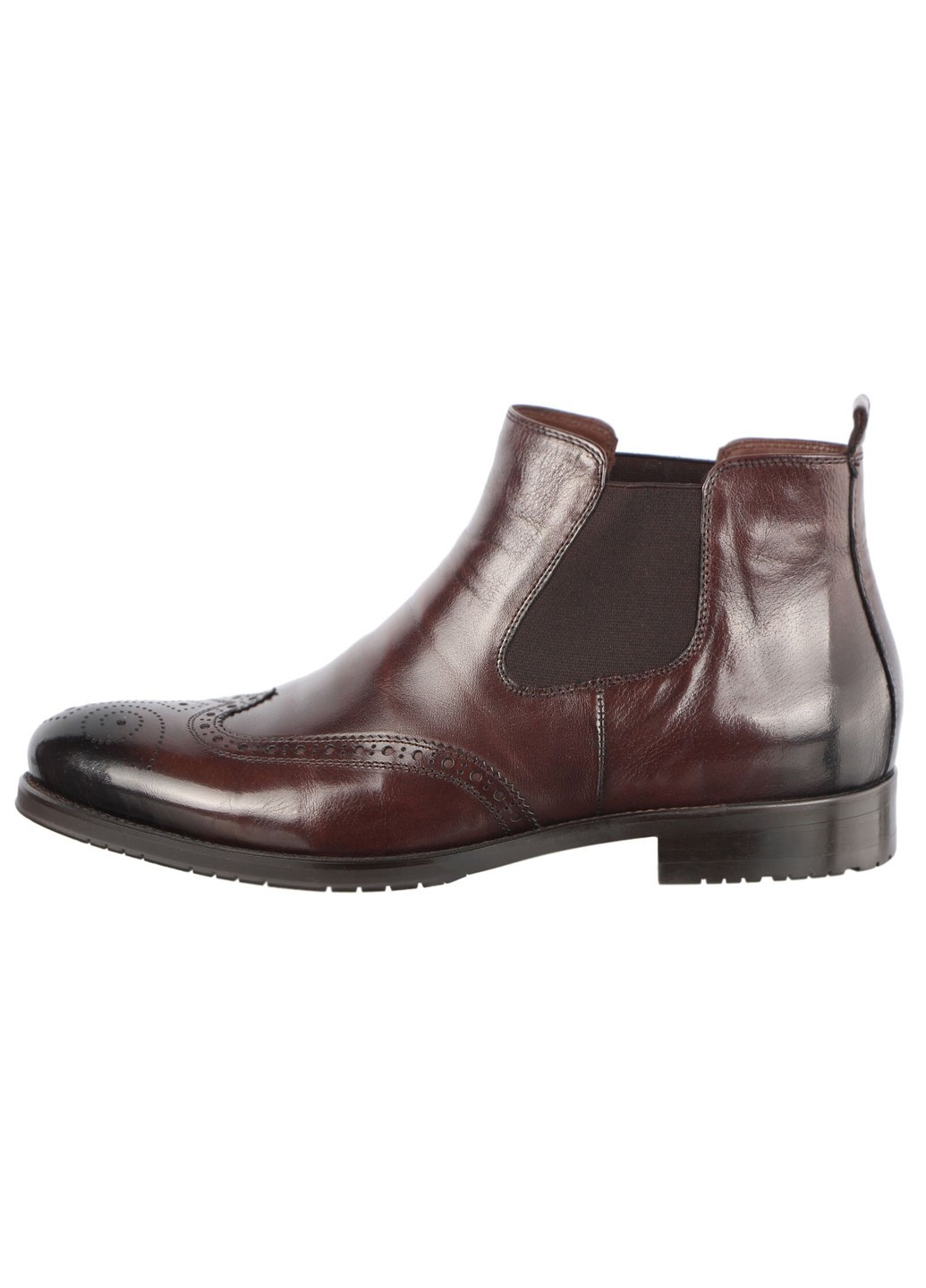 Коричневые осенние мужские ботинки классические 50882 Lido Marinozzi
