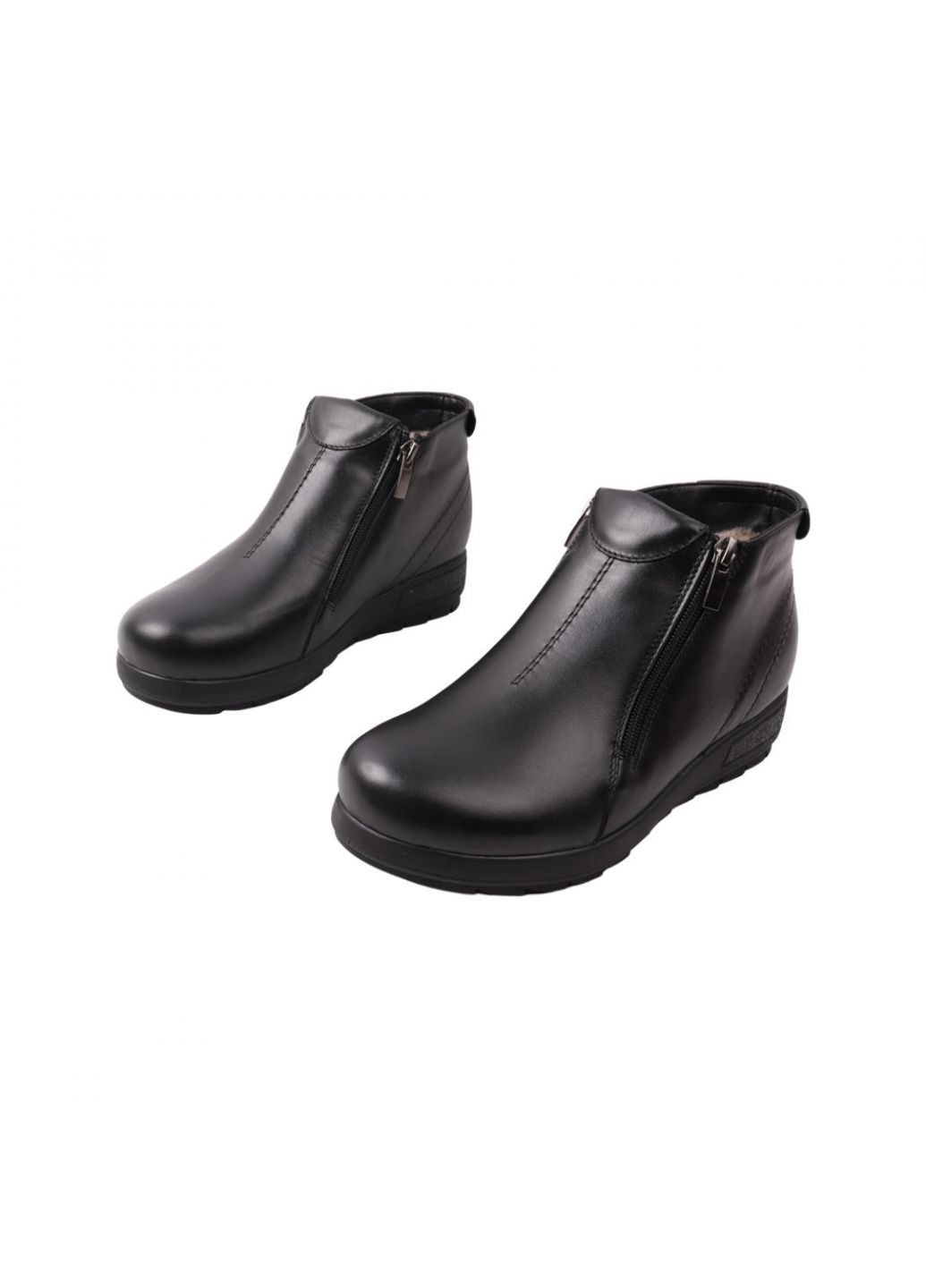 ботинки женские черные натуральная кожа SAVIO