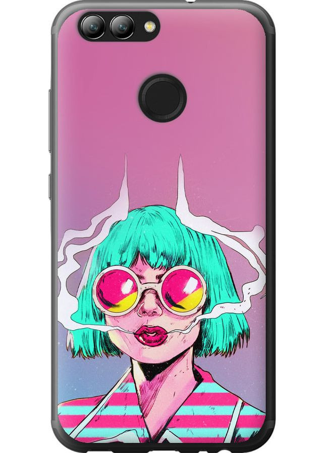 2D пластиковий чохол 'Поп арт дівчина' для Endorphone Huawei Nova 2 (276192323)