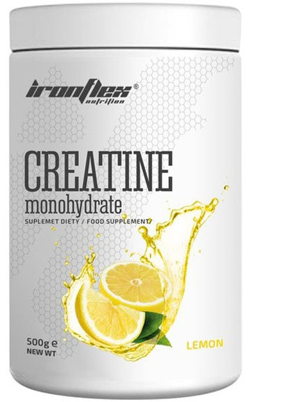 Creatine Monohydrate 500 g /200 servings/ Lemon Ironflex (257285467)