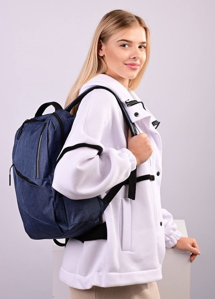 Рюкзак bbag 3 в 1 синього кольору Home (266914634)