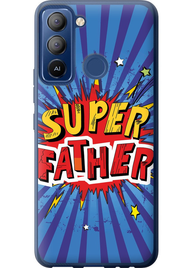 Силиконовый чехол 'Супер папа v2' для Endorphone Tecno POP 5 LTE BD4 (258083842)