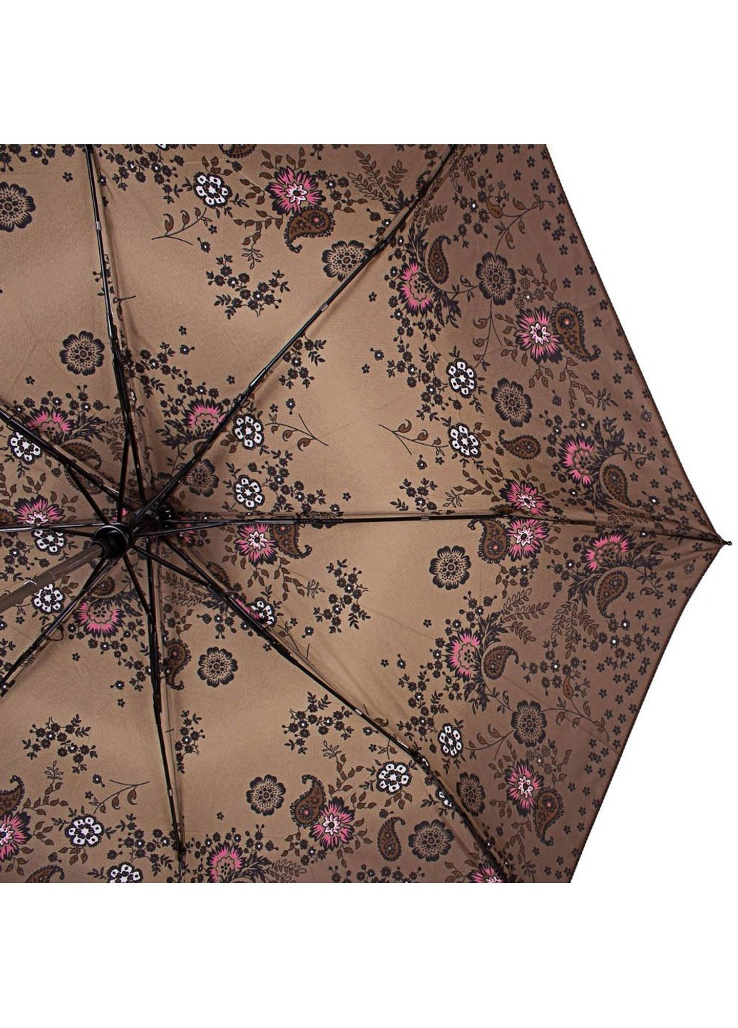 Коричневый женский зонт полуавтомат Airton (262975925)