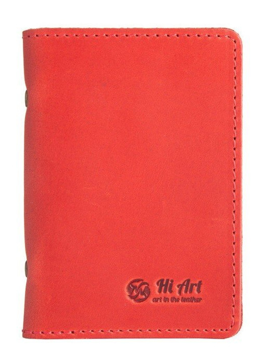 Обложка для документов из кожи HiArt AD-03 Red Berry Красный Hi Art (268371156)