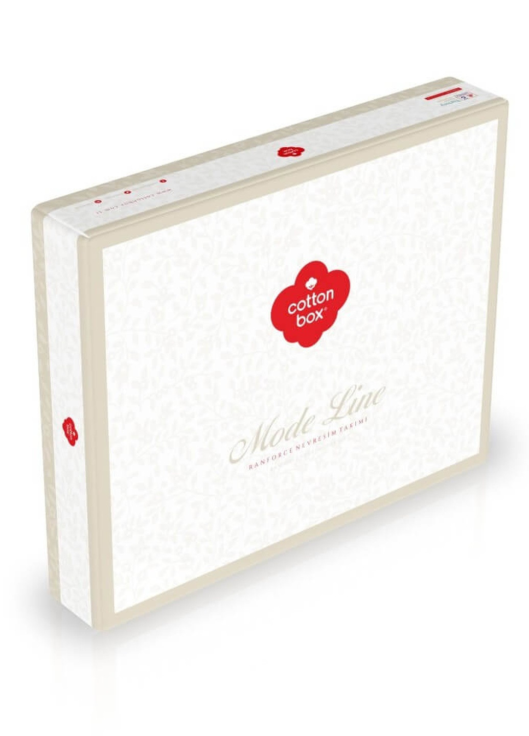 Двоспальний Євро комплект Cottonbox - Plain Vizon/Cream Ранфорс Cotton Box (259183904)
