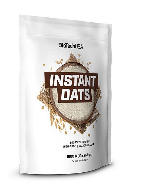 Вівсяні пластівці швидкого приготування Instant Oats 1000 g (Cookies & Cream) Biotech (258358539)