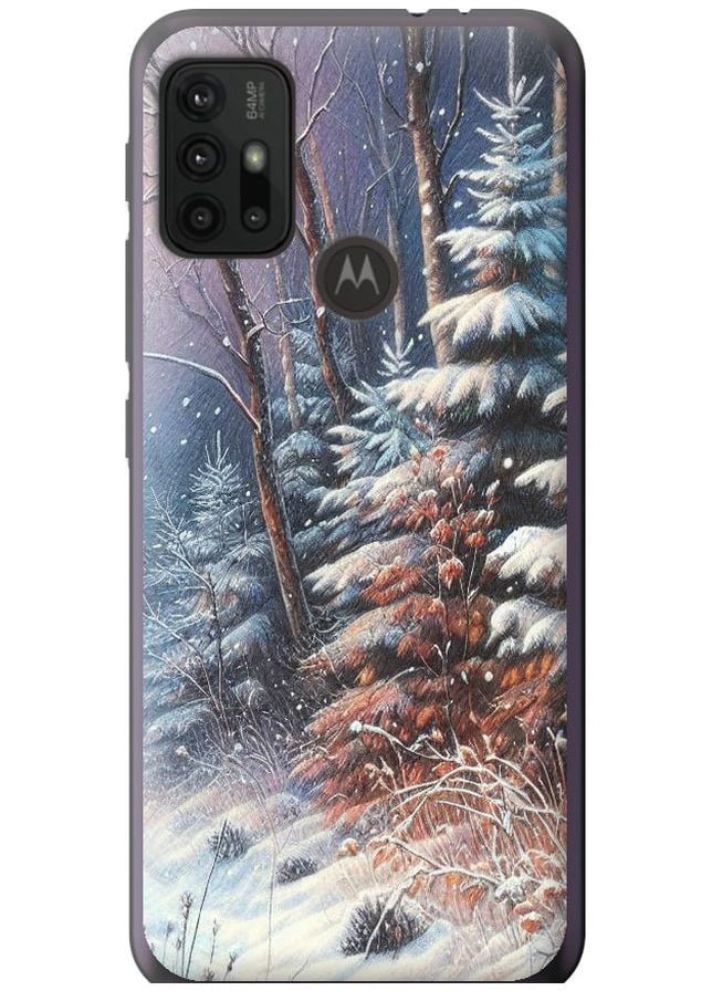 Силиконовый чехол 'Зимний пейзаж' для Endorphone Motorola Moto G10 (275461010)